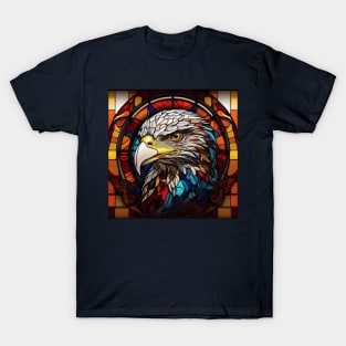 Eagle on Stained Glass T-Shirt